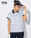 スポーツウェア・フィットネスウェア FILAGOLF スポーツウェア トップス レディース FILA GOLF カノコ 半袖 ポロシャツ 吸汗速乾 接触冷感 U...