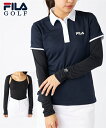 スポーツウェア・フィットネスウェア FILAGOLF スポーツウェア トップス レディース FILA GOLF インナー シュラッグ 吸汗速乾 接触冷感 UVカ...