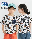 【最大10%OFF SALE!7/28 10:59まで】Tシャツ 子供服 キッズ BUDDY LEE 総柄Tシャツ 男の子 女の子 トップス カットソー オフホワイト/グレー 身長100/110/120cm ニッセン nissen