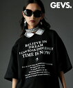 Tシャツ カットソー レディース 綿100% 衿付ロゴ プリント 有 GEVS. 黒/杢グレー M~10L ニッセン nissen
