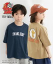 Tシャツ 子供服 キッズ トムとジェリー ビッグシルエット プリント 男の子 女の子 夏 トップス カットソー オフホワイト/ネイビー/ベージュ 身長110~160cm ニッセン nissen