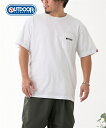 【全品対象クーポン配布中★先着100名 50%OFF★先着3,000名 25%OFF!6/4 20時開始】OUTDOOR Tシャツ カットソー メンズ 綿100% ワンポイント刺繍ポケット付き 半袖 アウトドアプロダクツ 春 夏 ビッグ ラージ トップス N0ホワイト/N9ブラック 3L/4L/5L/6L/8L ニッセン
