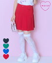 ミニスカート レディース ボックス カラー ミニ スカート marun 夏 黒/青/赤/緑 | L~10L | ニッセン nissen