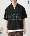 【店内全品対象★25%OFFクーポン配布中★先着1,500名限定 7/4 20時開始】ポロシャツ メンズ きれいめ トップス 2点セット シアースキッパーポロ+...