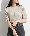 Tシャツ カットソー レディース プリーツ メロー配色 半袖 トップス 夏 アイボリー/グレー/ブラウン/ベージュ ニッセン nissen