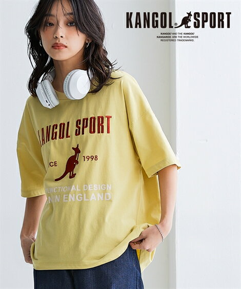 トップス Tシャツ カットソー レディース 選べるロゴ デザイン 吸汗速乾 UVカット カンゴール 