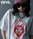 Tシャツ カットソー レディース 綿100% グラフィック プリント 有 GEVS. 夏 オフホワイト/チャコール | M~10L | ニッセン nissen