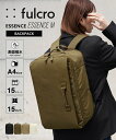 レディース fulcro フルクロ 15ポケット 19L はっ水ESSENCE バック パック A4対応 PC 収納 春 夏 秋 冬 かばん かわいい おしゃれ アイボリー/オリーブ/ブラック/ベージュ ニッセン nissen