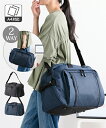 バッグ(鞄) レディース 多ポケット&多機能な2WAY ボストン バッグ A4対応 約32L対応 春 夏 秋 冬 かばん かわいい おしゃれ ネイビー/ブラック ニッセン nissen