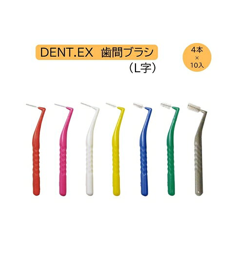 LION DENT.EX 歯間ブラシ L字 4本×10箱 春 夏 秋 冬 4S〜SSS ニッセン nissen