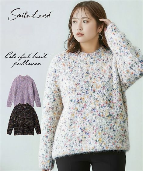 【店内全品対象★20%OFFクーポン配布中★11/23 18時開始】トップス ニット セーター レディース ポコポコ..