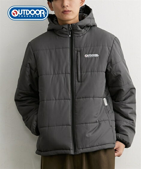 アウター ブルゾン メンズ フード付き中綿 アウトドアプロダクツ 冬 67ネイビー/N7チャコール/N9ブラック ニッセン nissen