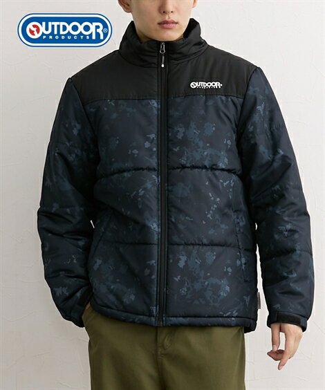 アウター ブルゾン メンズ 裏アルミ中綿スタンド カラー アウトドアプロダクツ 冬 39マスタード/67ネイビー/N9ブラック ニッセン nissen