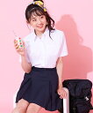 制服 【女の子】半袖スクールシャツ(女の子 子供服 ジュニア服) ニッセン nissen 夏服
