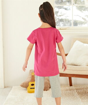 パジャマ 綿100%半袖チュニックルームウェア(女の子 子供服 ジュニア服) ニッセン nissen