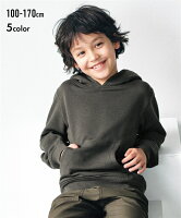 トップス・チュニック 裏毛無地パーカートレーナー(男の子・女の子 子供服・ジュニア服) ニッセン nissen キッズ 子ども こども 長袖 スウェット スエット 100 110 120 130 140 150 160 170