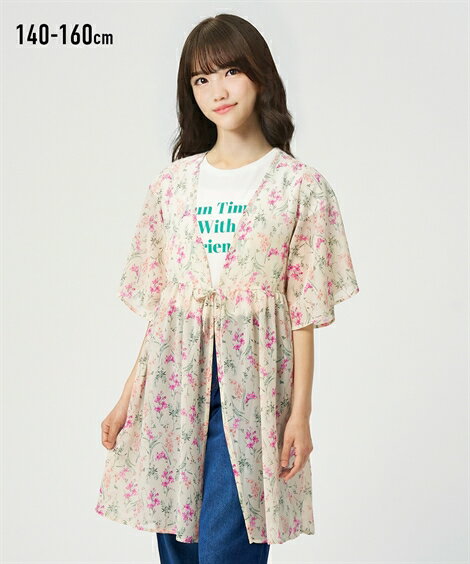 ワンピース 2点セット シアーワンピース＋プリントTシャツ 女の子 子供服・ジュニア服 ニッセン nissen 140 150 160 夏服