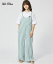 ボトムス 接触冷感サロペット(女の子 子供服・ジュニア服) ニッセン nissen 夏服