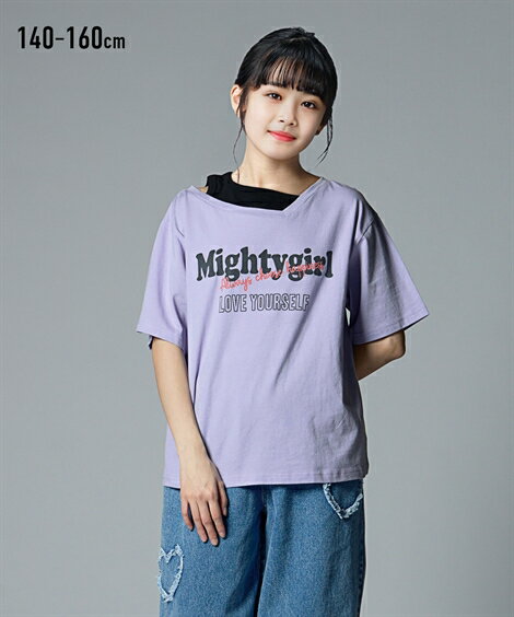 トップス・チュニック レイヤード風半袖Tシャツ ニッセン nissen 夏服