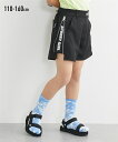 ボトムス パンツ サイドライン ジップスリット ショートパンツ (子供服 ジュニア服 女の子) 子ども こども ニッセン nissen 110cm/120/130/140/150/160 夏服