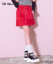配色 ステッチ ミニスカート ボトムス タイトスカート ミニスカ ミニ丈 膝上丈 膝上 コットン ストレッチ 綿 女の子 ガール 子供服 子ども こども キッズ ニッセン nissen 130 140 150 160 春 夏 秋服