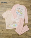 パジャマ 【すみっコぐらし】2トップスパジャマ(半袖トップス+長袖トップス+長丈パンツ)(女の子) ニッセン nissen 110 120 130 140 15...