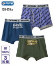 前開き ボクサーパンツ 3枚組 OUTDOOR PRODUCTS アウトドアプロダクツ 綿100% コットン キッズ 子供服 子ども こども 下着 ボクサーブリ...