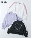 トレーナー 長袖 肩袖切替 スウェット トップス 女の子 ニッセン キッズ 子供服 子ども こども QUNTSTYLE 110 120 130 140 150 160cm 秋 春服