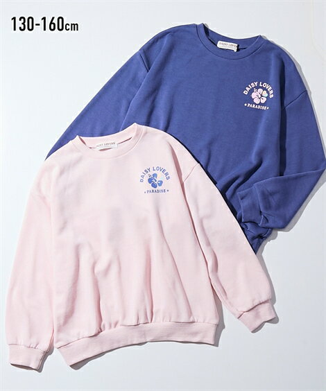 【デイジーラヴァーズ】プリントトレーナー スウェット トップス 長袖 女の子 キッズ 子供服 こども ジュニア ニッセン QUNTSTYLE 130 140 150 160cm 春 秋服 キャラクター(4)