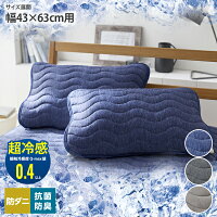 枕パッド 超冷感×吸汗速乾 先染めワッフル 防ダニわた入り リバーシブル 枕パッド同色2枚組 枕カバー 冷感 ひんやり 肌触りさらさらクール 寝具 おしゃれ 省エネ 夏 まくらカバー 2枚セット ニッセン nissen