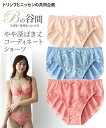 ショーツ M L LL 3L ニッセン やや深ばき丈 ストレッチ コーディネートショーツ (トリンプ)女性 下着 レディース ショーツ ひびきにくい レース 華やか 縦横ストレッチ(4)