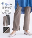 レギンス・スパッツ・オーバーパンツ M L LL 3L 4L 5L 6L 8L 10L ニッセン サラッと薄手 リブ 膝下ゆったり レギンス 2枚組 女性 レディース レギパン レギンスパンツ シャツ下(4)