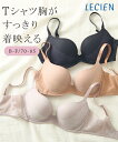 ブラジャー (B70-F85) ニッセン シルエット革命 Tシャツにひびきにくいブラジャー (ルシアン) 女性 下着 レディース ブラジャー モールドカップ 脇高 ブラ