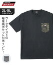 【NEW】 天竺ポケット付き半袖クルーネックTシャツ/GENUINE Dickies(ジェニュイン ディッキーズ) メンズ 2L-5L 大きいサイズ メンズ ニッセン 【21春夏新入荷】 【ポイント倍付け中!】