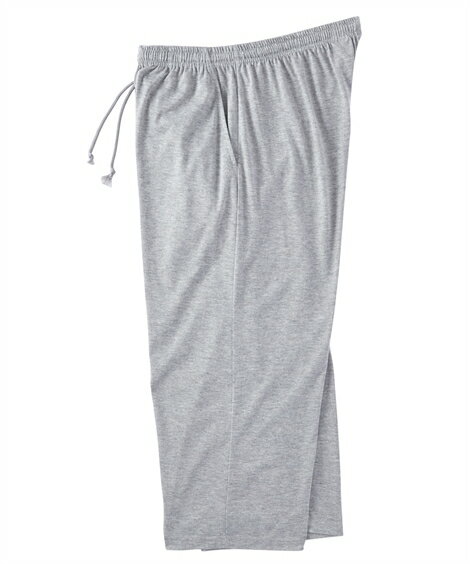 【NEW】 7分丈パンツ メンズ M-5Lサイズ 天竺7分丈パンツ 薄手の天竺素材なので夏場も着られるため1枚あると重宝 大きいサイズ メンズ ボトムス ニッセン 【22春夏新入荷】 【ポイント倍付け中！】