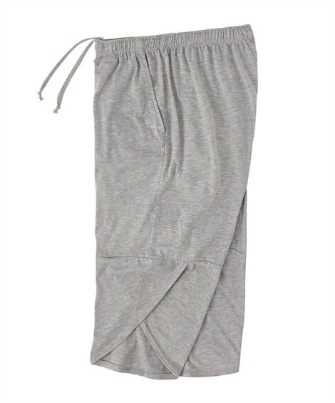 【NEW】 7分丈パンツ メンズ M-6Lサイズ ゆったりはける！天竺サルエル7分丈パンツ 大きいサイズ メンズ ルームウェア リラックスウェア ボトムス ニッセン 【22春夏新入荷】 【ポイント倍付け中！】