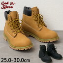 靴 シューズ God & Bless ブーツ メンズ 25cm-30cm レースアップカジュアルブーツ 大きいサイズ メンズ 靴 ブーツ ニッセン ゴッド アン...