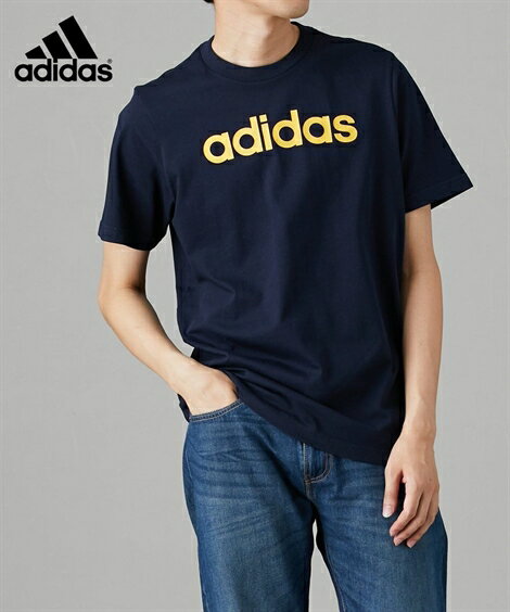 スポーツウェア adidas ロゴ 半袖 Tシャツ M-4L 大きいサイズ メンズ ユニセックス ニッセン nissen
