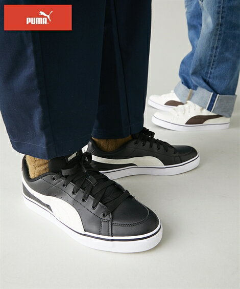靴 シューズ PUMA プーマ スニーカー Vコートバルク 25.0-31.0cm 大きいサイズ メンズ ニッセン nissen