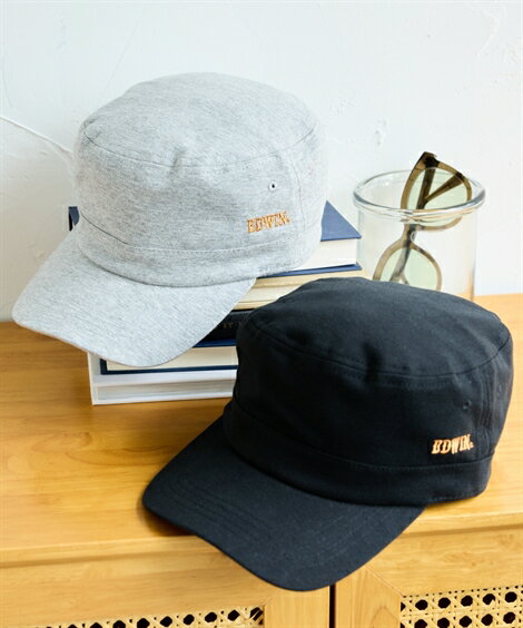 帽子 ワークキャップ ファッション雑貨 スウェット 選べる2サイズ EDWIN エドウイン 大きいサイズ メンズ ニッセン nissen