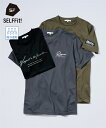 トップス 吸汗速乾 メッシュ 半袖 プリント Tシャツ 3枚組 3L以上お腹ゆったり セルフフィット ワンポイントロゴ柄 M-10L 大きいサイズ メンズ ニッセン