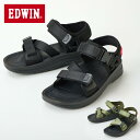 靴 シューズ スポーツサンダル クッションフットベッド EDWIN エドウイン 25.0-28.0cm メンズ ニッセン nissen