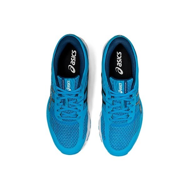 21春夏　アシックス ゲルフェザー グライド 5　asics GELFEATHER GLIDE 5 1011A811　401:DIGITAL AQUA/BLACK　　ランニングジュース　メンズ　【店頭受取対応商品】
