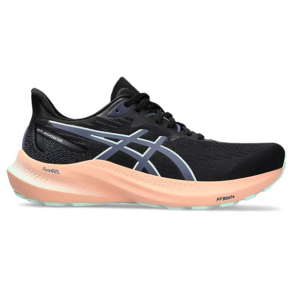 アシックス GT-2000 12 (レディース) asics GT-2000 12 (Wemen) 1011b506_003 Black/Thunder Blue ランニングシューズ