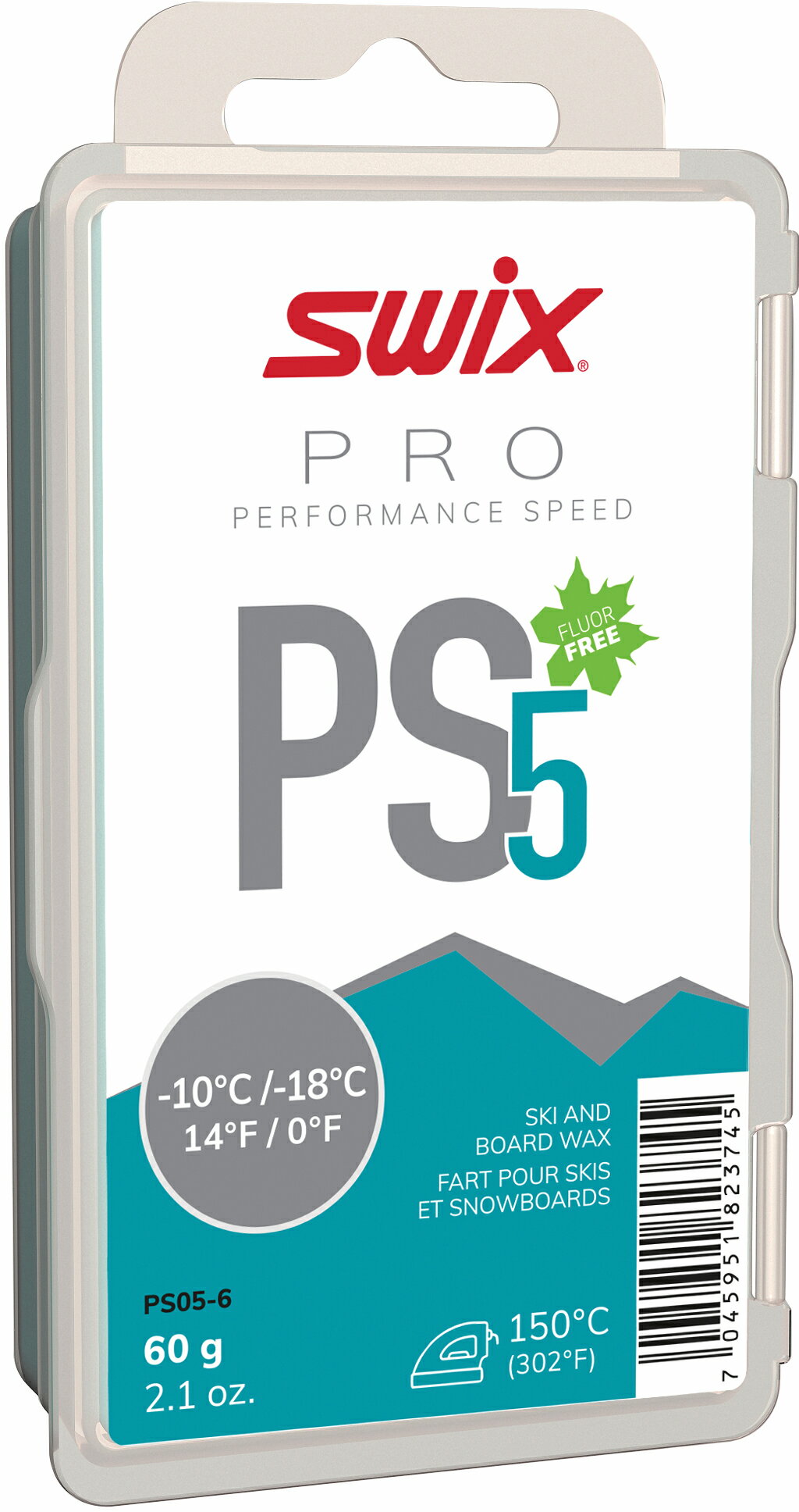 スウィックス　SWIX PRO PERFORMANCE SPEED PS PS5ターコイズ(60g) PS05-6
