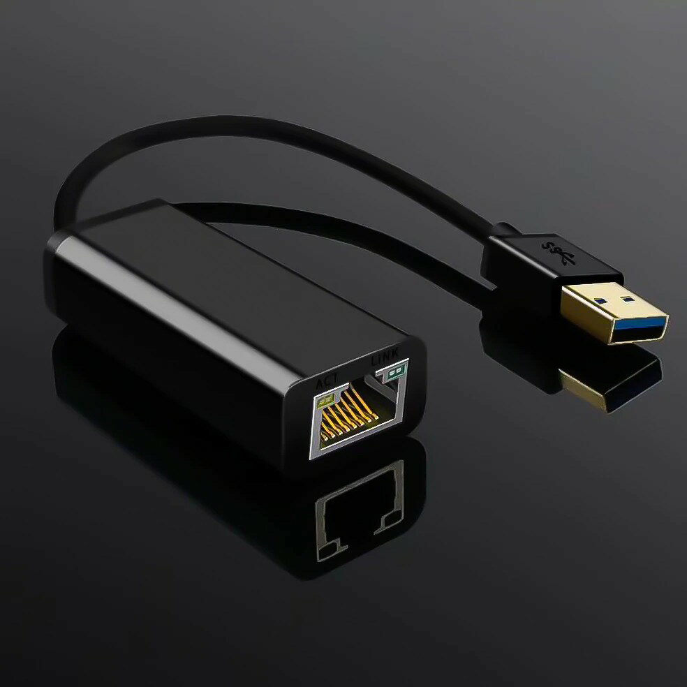 TypeCLAN変換アダプタ4in1USBCハブUSB-C有線LANアダプター3つのUSB-A3.0ポート/1000MbpsRJ45イーサネットポート有線LAN変換アダプターMacBookPro2018/2019、iPadPro他対応