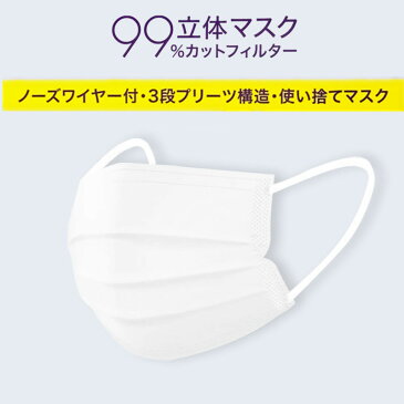 【エントリーでP10倍】送料無料 日本メーカー 使い捨てマスク 超立体マスク 99%カット 10枚 9個セット カケン認証 不織布 小さめ 小さいサイズ 防止 耳が痛くない 息がしやすい 息苦しくない ウイルス飛沫 花粉 全国マスク工業会 大人マスク