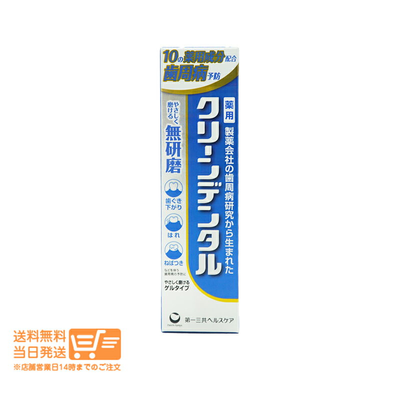 第一三共ヘルスケア クリーンデンタル 無研磨a 90g 歯磨き粉 ハミガキ粉 歯周病予防
