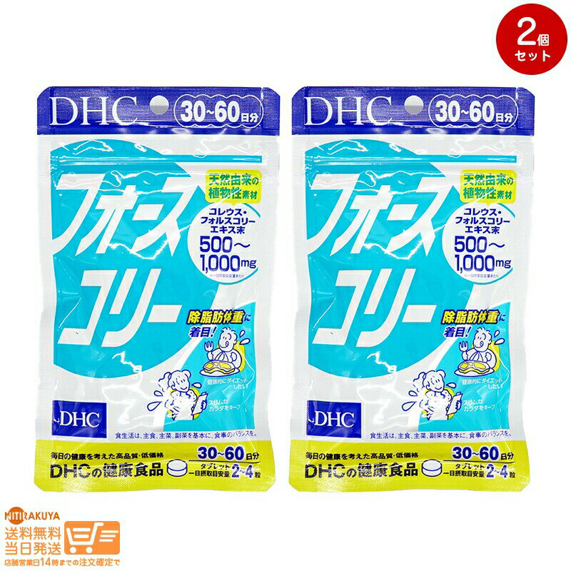 最大2000円クーポン DHC フォースコリー 120粒