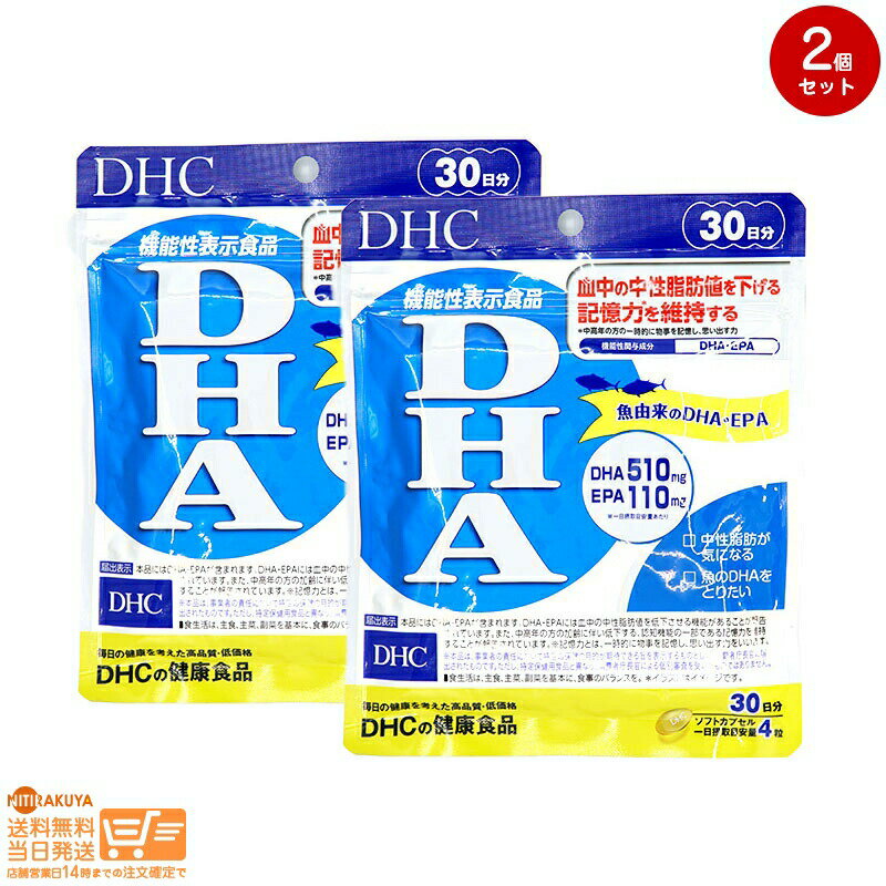 最大2000円クーポン 【2点セット】DHC DHA 120粒/30日分【クリックポスト無料配送】